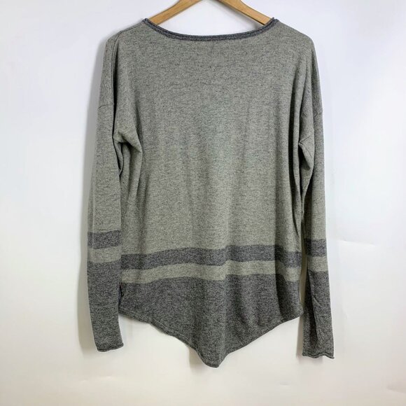 Smartwool Women's Akamina Pocket Two-Tone Gray Wool Blend Sweater Size‎ M - Picture 2 of 10